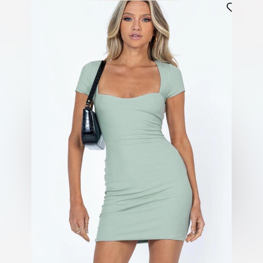 Princess Polly Nolan Short Sleeve Mini Dress